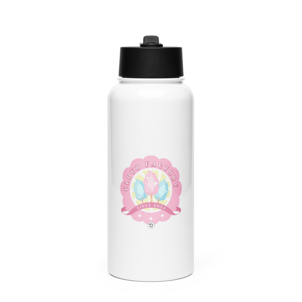 Cloud Factory 20762911 Stainless Steel Water Bottle with a Straw Lid