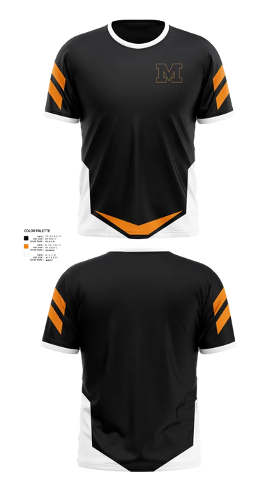 Morris eagles 12605249 Short Sleeve Performance Shirt - 21