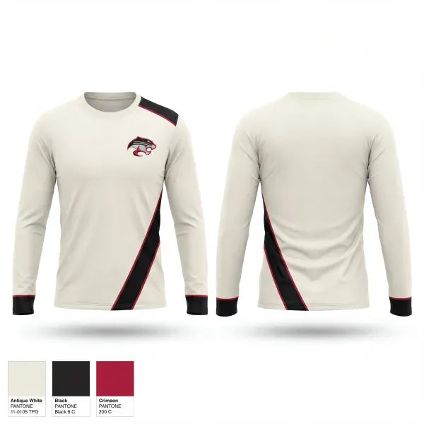 Long Sleeve Performance Shirt, Cougars, Men's Basketball, Teamtime, Team time, sublimation, custom sports apparel, team uniforms, spirit wear, spiritwear, sports uniforms, custom shirts, team store, custom team store, fundraiser sports, apparel fundraiser