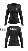 GRATIS SWAT TEAM 58848814 Women's Long Sleeve V-neck Shirt - 100