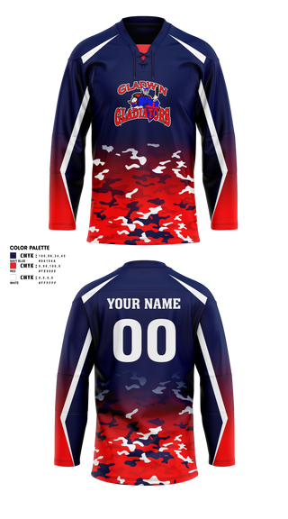 Hockey Jersey, Gladwin Gladiators, Ice Hockey, Teamtime, Team time, sublimation, custom sports apparel, team uniforms, spirit wear, spiritwear, sports uniforms, custom shirts, team store, custom team store, fundraiser sports, apparel fundraiser