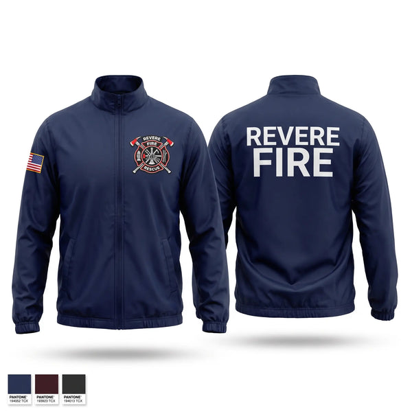 Windbreaker, Revere Fire Department, Fire Department, Teamtime, Team time, sublimation, custom sports apparel, team uniforms, spirit wear, spiritwear, sports uniforms, custom shirts, team store, custom team store, fundraiser sports, apparel fundraiser