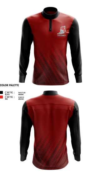 Quarter Zip Jacket, Page High School Wrestling, Wrestling, Teamtime, Team time, sublimation, custom sports apparel, team uniforms, spirit wear, spiritwear, sports uniforms, custom shirts, team store, custom team store, fundraiser sports, apparel fundraiser