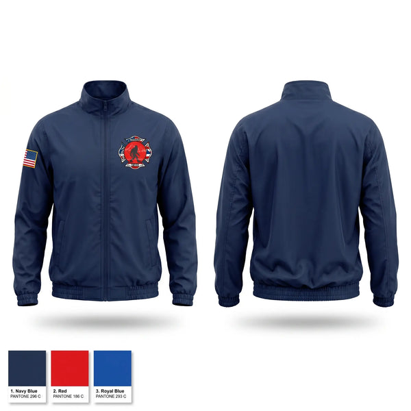 Windbreaker, Riggins City Fire Department, Fire Department, Teamtime, Team time, sublimation, custom sports apparel, team uniforms, spirit wear, spiritwear, sports uniforms, custom shirts, team store, custom team store, fundraiser sports, apparel fundraiser
