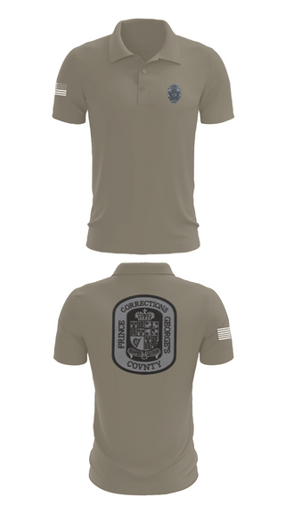 Short Sleeve Performance Polo, Department of Corrections, Police, Teamtime, Team time, sublimation, custom sports apparel, team uniforms, spirit wear, spiritwear, sports uniforms, custom shirts, team store, custom team store, fundraiser sports, apparel fundraiser