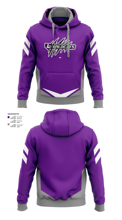 Louisburg Wildcat Baseball Hoodie - 21