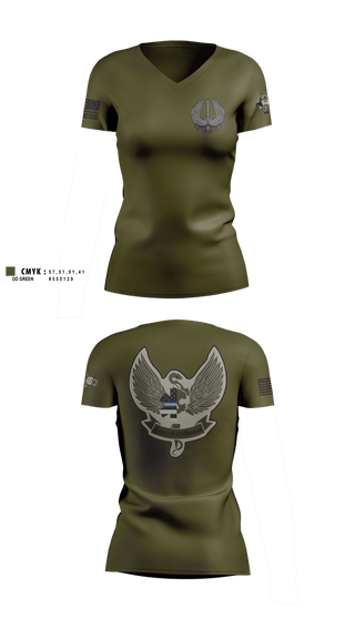 Womens Short Sleeve Vneck Shirt, Bergen County RST TacMed, EMS/EMT, Teamtime, Team time, sublimation, custom sports apparel, team uniforms, spirit wear, spiritwear, sports uniforms, custom shirts, team store, custom team store, fundraiser sports, apparel fundraiser
