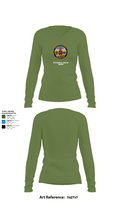 387th Medical Logistics Company 26711800 Women's Long Sleeve V-neck Shirt - 42