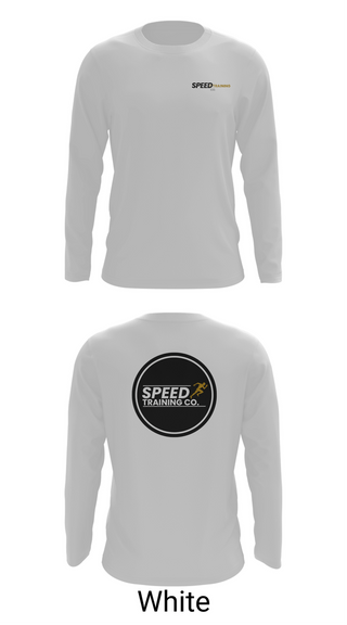 Long Sleeve Performance Shirt, Speed Training Co, Track & Field, Teamtime, Team time, sublimation, custom sports apparel, team uniforms, spirit wear, spiritwear, sports uniforms, custom shirts, team store, custom team store, fundraiser sports, apparel fundraiser
