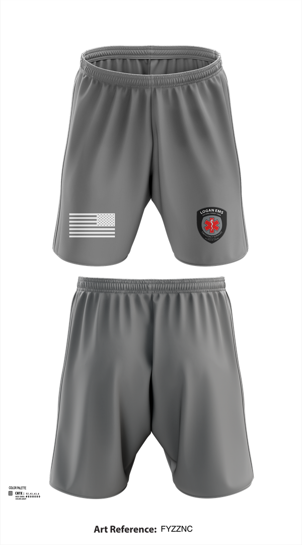 Athletic Shorts With Pockets, Logan EMS, , Teamtime, Team time, sublimation, custom sports apparel, team uniforms, spirit wear, spiritwear, sports uniforms, custom shirts, team store, custom team store, fundraiser sports, apparel fundraiser
