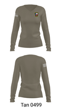 Schertz PD 86324689 Women's Long Sleeve V-neck Shirt - 11