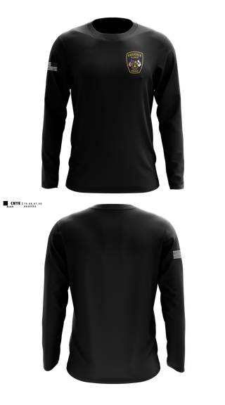 Long Sleeve Performance Shirt, Phoenix Police Department, Police, Teamtime, Team time, sublimation, custom sports apparel, team uniforms, spirit wear, spiritwear, sports uniforms, custom shirts, team store, custom team store, fundraiser sports, apparel fundraiser