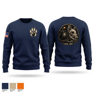 Crew Neck Sweatshirt, Port Of Portland Police K9, Police, Teamtime, Team time, sublimation, custom sports apparel, team uniforms, spirit wear, spiritwear, sports uniforms, custom shirts, team store, custom team store, fundraiser sports, apparel fundraiser