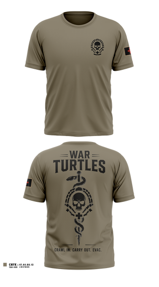 Old School Cotton Feel Shirt, War turtles, Army, Teamtime, Team time, sublimation, custom sports apparel, team uniforms, spirit wear, spiritwear, sports uniforms, custom shirts, team store, custom team store, fundraiser sports, apparel fundraiser