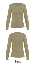 ERT 82561837 Women's Long Sleeve V-neck Shirt - 92