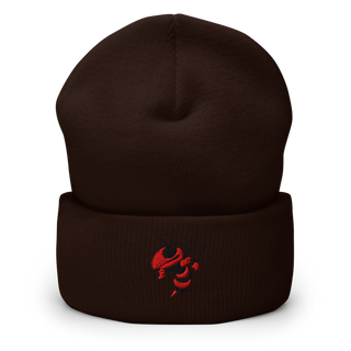 Crystal City High School Hornets Basketball Cuffed Beanie | Yupoong 1501KC