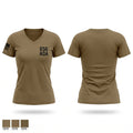6-56 ADA 12499186 Women's Short Sleeve V-neck Shirt - 1