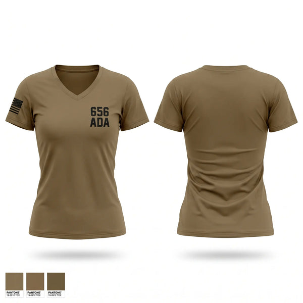 Womens Short Sleeve Vneck Shirt, 6-56 ADA, Army, Teamtime, Team time, sublimation, custom sports apparel, team uniforms, spirit wear, spiritwear, sports uniforms, custom shirts, team store, custom team store, fundraiser sports, apparel fundraiser