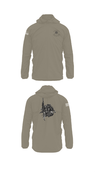 Windbreaker, C Co 1-182 2nd PLT, Army, Teamtime, Team time, sublimation, custom sports apparel, team uniforms, spirit wear, spiritwear, sports uniforms, custom shirts, team store, custom team store, fundraiser sports, apparel fundraiser