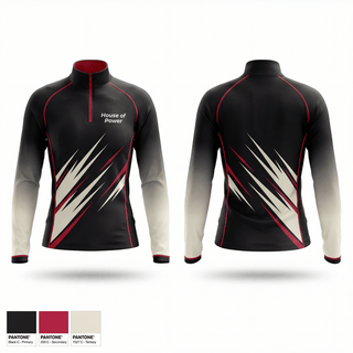 Quarter Zip Jacket, House of Power, Rugby, Teamtime, Team time, sublimation, custom sports apparel, team uniforms, spirit wear, spiritwear, sports uniforms, custom shirts, team store, custom team store, fundraiser sports, apparel fundraiser