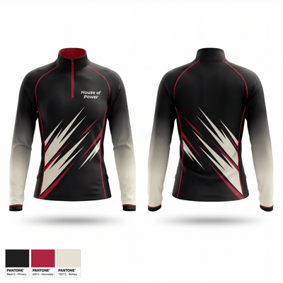 House of Power 72009679 Quarter Zip Jacket - 1