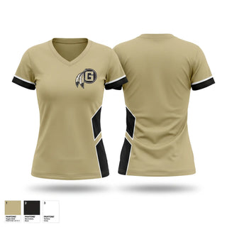 Womens Short Sleeve Vneck Shirt, Gaffney Lady Indians, Softball, Teamtime, Team time, sublimation, custom sports apparel, team uniforms, spirit wear, spiritwear, sports uniforms, custom shirts, team store, custom team store, fundraiser sports, apparel fundraiser