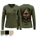 99th LRS Women's Long Sleeve V-neck Shirt - 1
