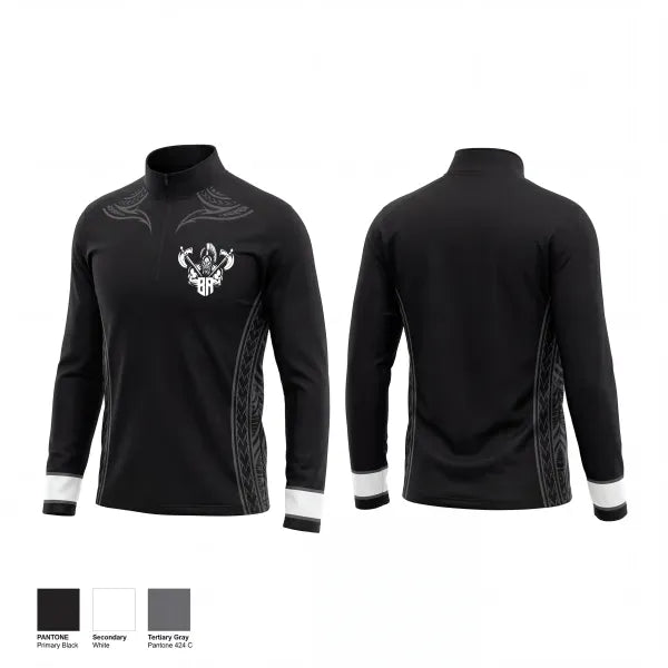 Quarter Zip Jacket, Barbarians Hawaii, Rugby, Teamtime, Team time, sublimation, custom sports apparel, team uniforms, spirit wear, spiritwear, sports uniforms, custom shirts, team store, custom team store, fundraiser sports, apparel fundraiser