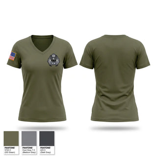 Womens Short Sleeve Vneck Shirt, CERT, Police, Teamtime, Team time, sublimation, custom sports apparel, team uniforms, spirit wear, spiritwear, sports uniforms, custom shirts, team store, custom team store, fundraiser sports, apparel fundraiser