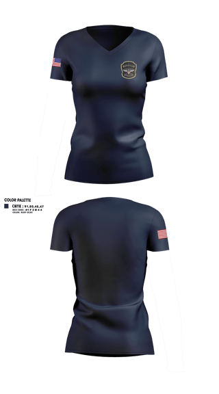 Womens Short Sleeve Vneck Shirt, Noblesville Police Department, Police, Teamtime, Team time, sublimation, custom sports apparel, team uniforms, spirit wear, spiritwear, sports uniforms, custom shirts, team store, custom team store, fundraiser sports, apparel fundraiser