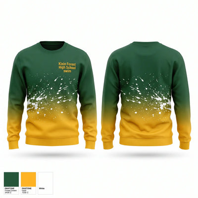 Klein Forest High School swim Crew Neck Sweatshirt - 1