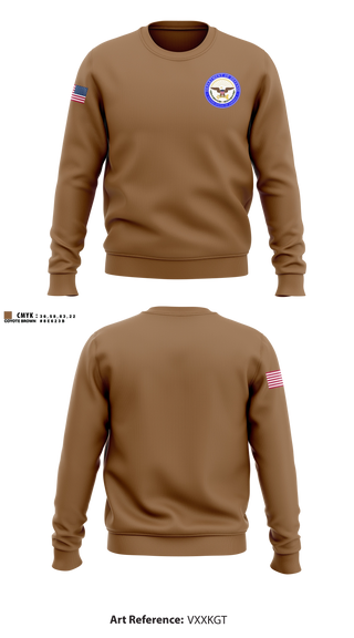 Crew Neck Sweatshirt, Tri-Star Wing, Air Force, Teamtime, Team time, sublimation, custom sports apparel, team uniforms, spirit wear, spiritwear, sports uniforms, custom shirts, team store, custom team store, fundraiser sports, apparel fundraiser