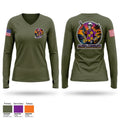 Aloha 97th CA Women's Long Sleeve V-neck Shirt - 1