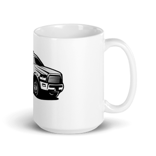 EJ TOWING AND RECOVERY 5748592 White Glossy Mug - Medium