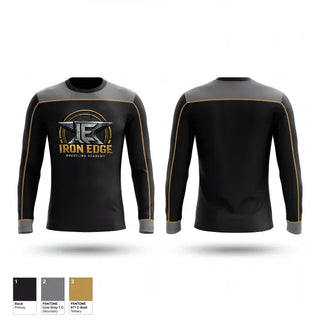 Long Sleeve Performance Shirt, Iron edge wrestling academy, Wrestling, Teamtime, Team time, sublimation, custom sports apparel, team uniforms, spirit wear, spiritwear, sports uniforms, custom shirts, team store, custom team store, fundraiser sports, apparel fundraiser
