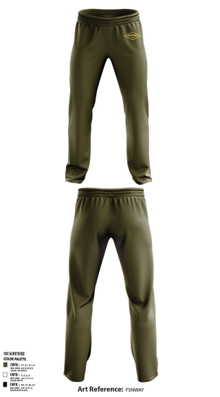Sweatpants, 2-16 rangers, Army, Teamtime, Team time, sublimation, custom sports apparel, team uniforms, spirit wear, spiritwear, sports uniforms, custom shirts, team store, custom team store, fundraiser sports, apparel fundraiser