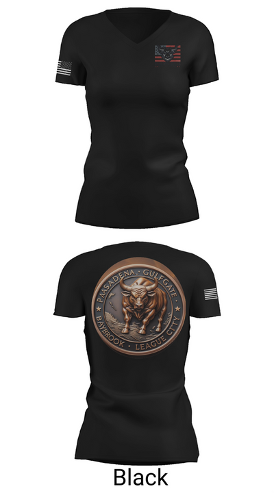 Baybrook Army Recruiting Company 58064560 Women's Short Sleeve V-neck Shirt - 28