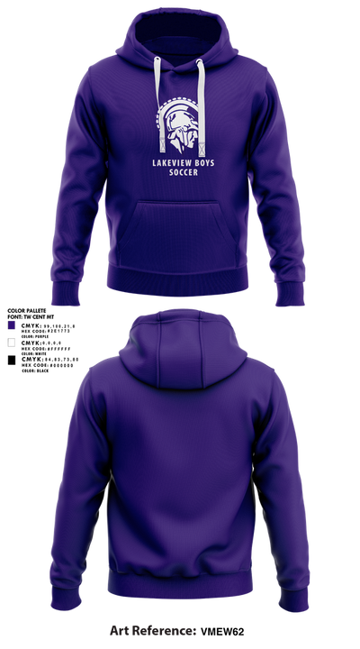 Lakeview Boys Soccer 78899699 Hoodie - 1