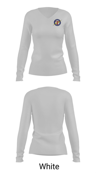 Womens Long Sleeve Vneck Shirt, Tampa Bay Technical High School, Men's Basketball, Teamtime, Team time, sublimation, custom sports apparel, team uniforms, spirit wear, spiritwear, sports uniforms, custom shirts, team store, custom team store, fundraiser sports, apparel fundraiser