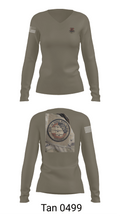 165th AMXS 69045891 Women's Long Sleeve V-neck Shirt - 11