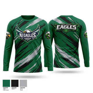 Long Sleeve Performance Shirt, New Jersey Eagles, , Teamtime, Team time, sublimation, custom sports apparel, team uniforms, spirit wear, spiritwear, sports uniforms, custom shirts, team store, custom team store, fundraiser sports, apparel fundraiser
