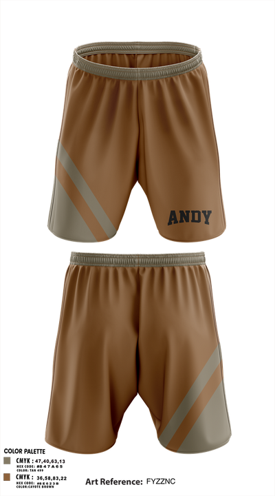 Andy 81168012 Athletic Shorts With Pockets - 1