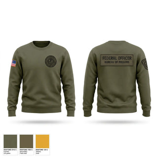 Crew Neck Sweatshirt, Federal bureau of prions, Police, Teamtime, Team time, sublimation, custom sports apparel, team uniforms, spirit wear, spiritwear, sports uniforms, custom shirts, team store, custom team store, fundraiser sports, apparel fundraiser