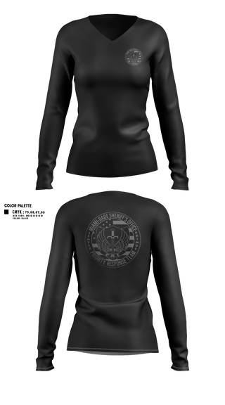 Womens Long Sleeve Vneck Shirt, Priority Response Team, Police, Teamtime, Team time, sublimation, custom sports apparel, team uniforms, spirit wear, spiritwear, sports uniforms, custom shirts, team store, custom team store, fundraiser sports, apparel fundraiser