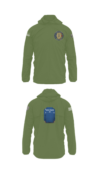 Windbreaker, Cayce Police K9, , Teamtime, Team time, sublimation, custom sports apparel, team uniforms, spirit wear, spiritwear, sports uniforms, custom shirts, team store, custom team store, fundraiser sports, apparel fundraiser
