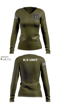 EPD K-9 87143983 Women's Long Sleeve V-neck Shirt - 22