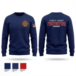 Crew Neck Sweatshirt, Plymouth Township Firefighters Charities, Fire Department, Teamtime, Team time, sublimation, custom sports apparel, team uniforms, spirit wear, spiritwear, sports uniforms, custom shirts, team store, custom team store, fundraiser sports, apparel fundraiser