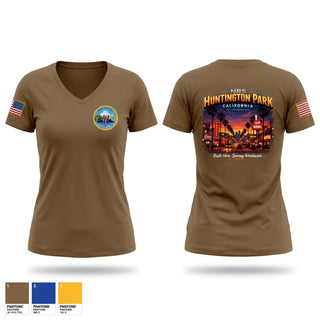 Womens Short Sleeve Vneck Shirt, NTAG PACIFC, Navy, Teamtime, Team time, sublimation, custom sports apparel, team uniforms, spirit wear, spiritwear, sports uniforms, custom shirts, team store, custom team store, fundraiser sports, apparel fundraiser