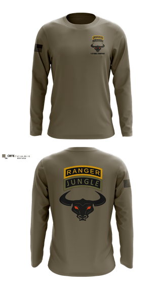 Long Sleeve Performance Shirt, 1-21, Army, Teamtime, Team time, sublimation, custom sports apparel, team uniforms, spirit wear, spiritwear, sports uniforms, custom shirts, team store, custom team store, fundraiser sports, apparel fundraiser