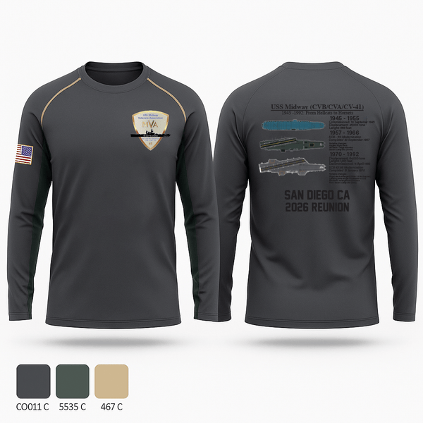 Long Sleeve Performance Shirt, Midway Veterans' Association, , Teamtime, Team time, sublimation, custom sports apparel, team uniforms, spirit wear, spiritwear, sports uniforms, custom shirts, team store, custom team store, fundraiser sports, apparel fundraiser